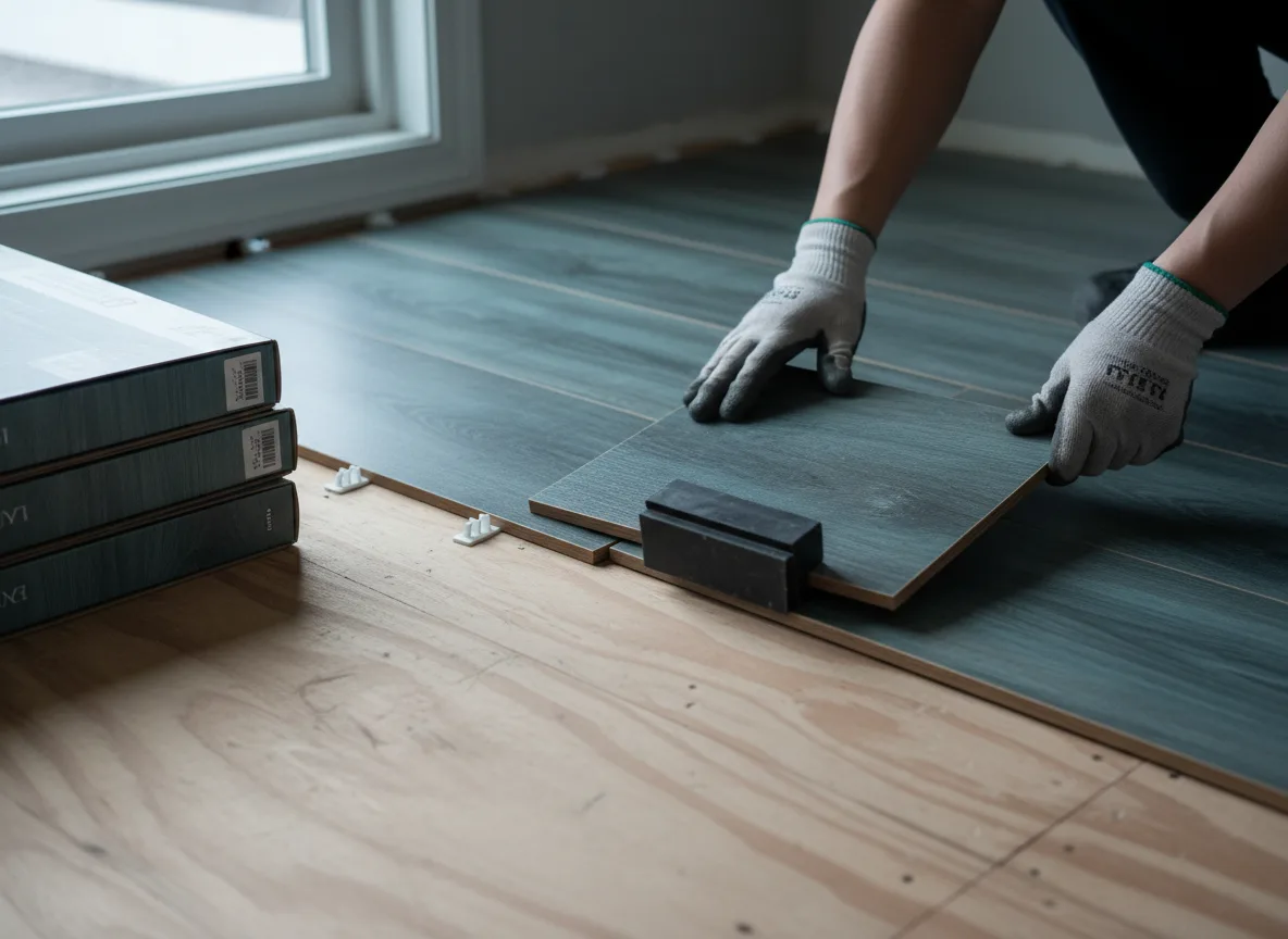 Luxury Vinyl Plank Installation company in Minnewaukan, ND